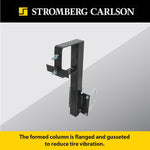 Stromberg Carlson Spare Tire Carrier, Fits Rear 4 in Square Bumper Mount, Black, Steel - TR-1