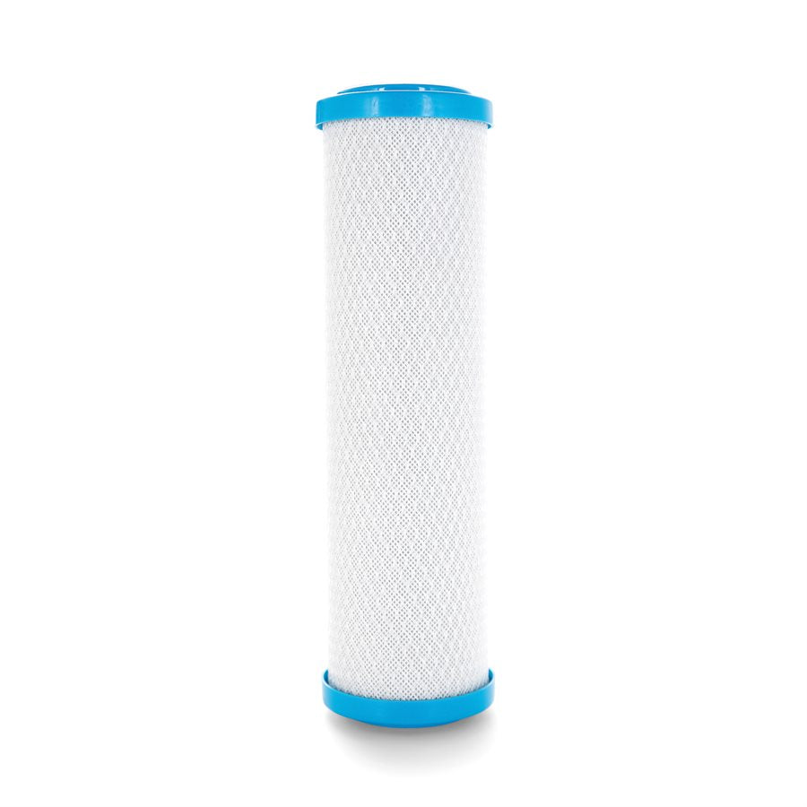 Camco Fresh Water Filter Cartridge, Reduces Sediment/Cysts/Chlorine, 0.5-Micron Filtration - 40638