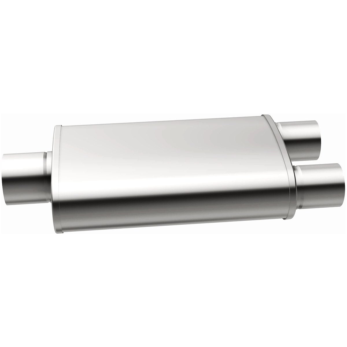 MagnaFlow Exhaust Muffler, Dual 3 in Offset Outlet, 14 in Body/20 in Overall Length - 12198