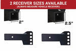 Weigh Safe Weight Distribution Hitch, 12500 lb Gross Trailer Weight, With 2 in Shank/6 in Drop, With 2-5/16 Stainless Steel Tow Ball - TTMW6-2XL