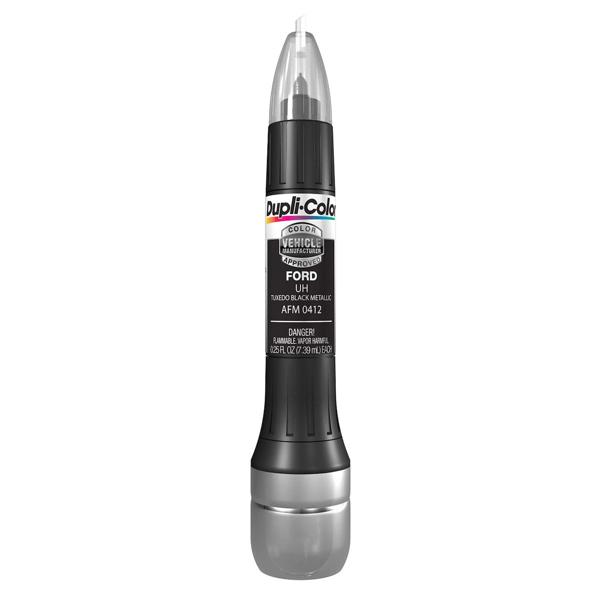 VHT/ Duplicolor Touch-Up Paint, Scratch Fix All-in-1, Metallic Tuxedo Black Paint Code UH, Can Be Recoated In 30 Minutes - AFM0412