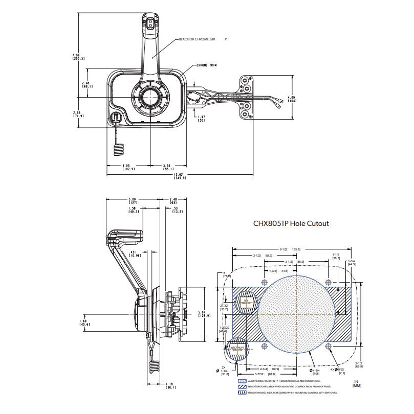 SeaStar Marine Engine Control - CHX8051P