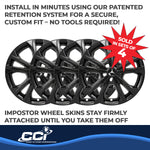 Coast2Coast Wheel Skins & Styled Wheel Covers IWCIMP414BLK product image 4