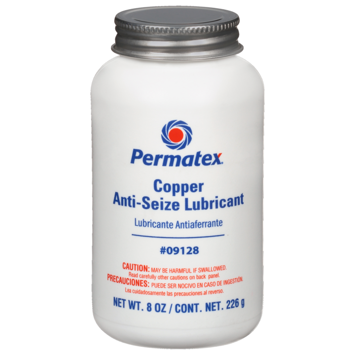 Permatex Anti Seize Lubricant, 8 oz Brush-Top Bottle, From -30 degree Fahrenheit To +1800 degree Fahrenheit - 09128