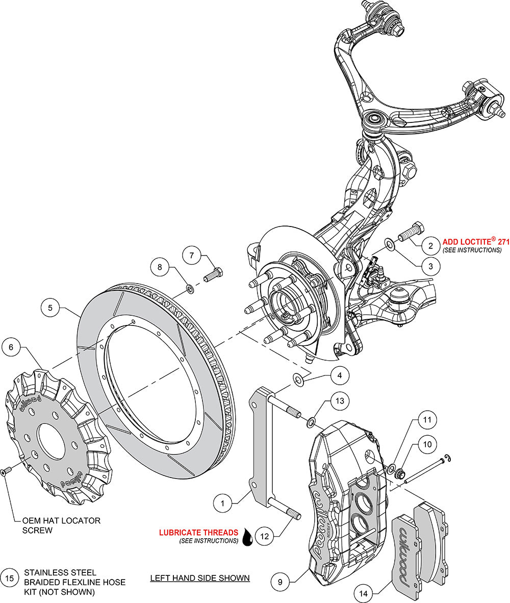 Wilwood Brakes Brake Systems 140-15729-R product image 3