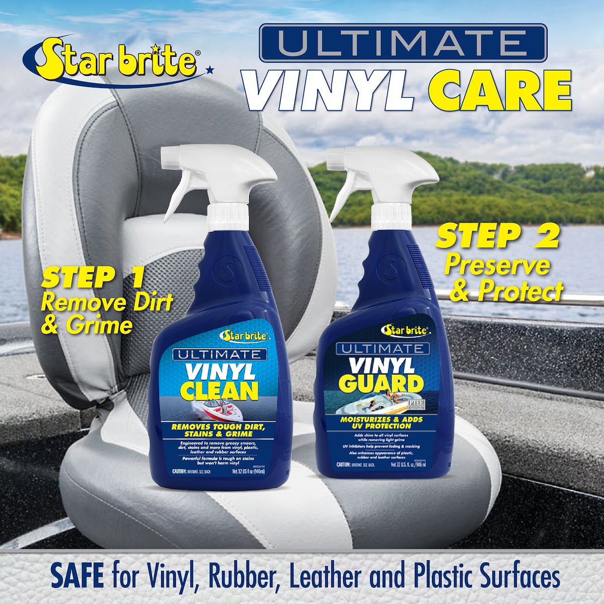 Star Brite Vinyl Protectant, 32 oz Spray Bottle - 095932