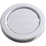 Valterra Heating/Cooling Register, 5 in Diameter, 7/8 in Collar, 360 degree Rotating/Dampered Vane Air Return - A10-3358VP