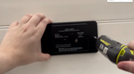 MTI Industries Carbon Monoxide/Propane Leak Detector, With LED Indicator, 12 V DC Hardwire, Black - 25-742-BL-TR