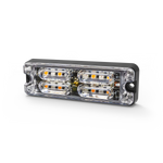 Ecco Electronic Warning Light, ED3511 Series, 3.3 in Length x 1.1 in Width x 0.5 in Height, White LED - ED3511W