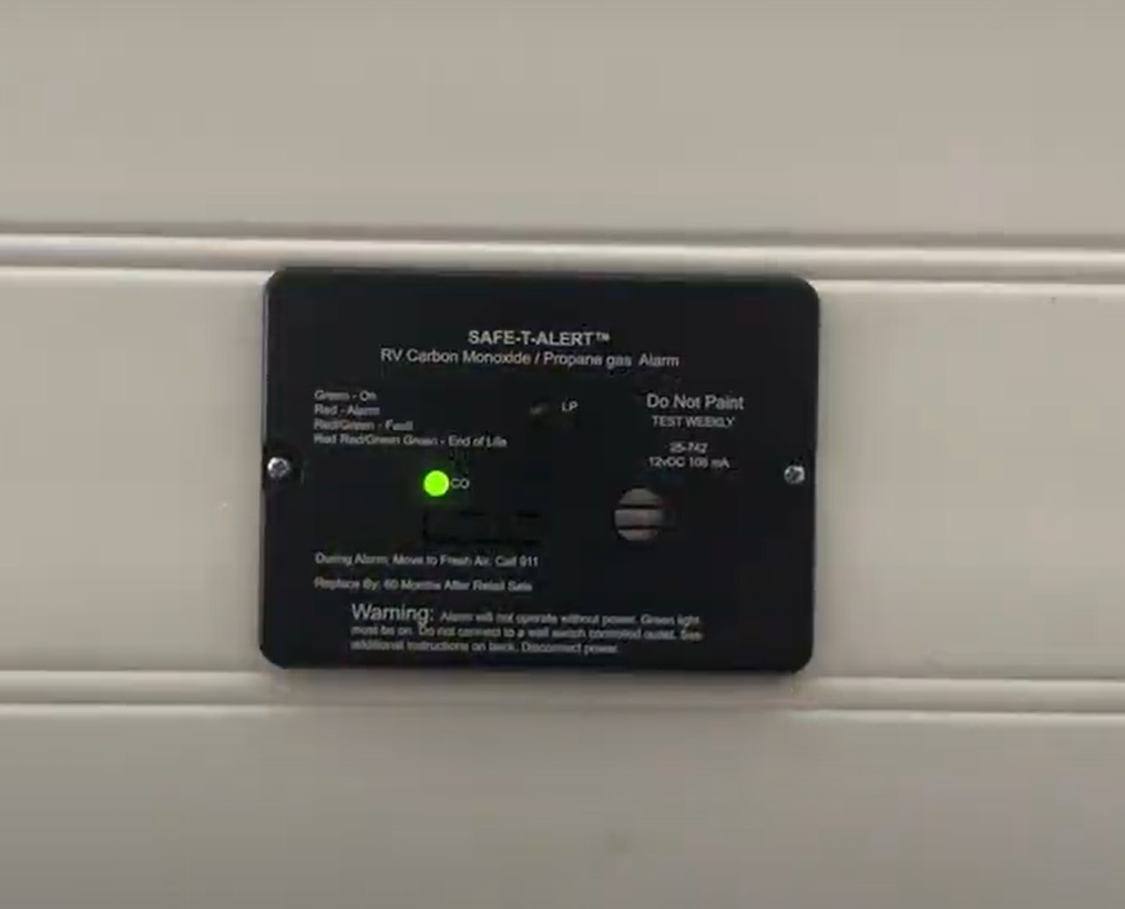 MTI Industries Safe-T-Alert 25 Series RV Carbon Monoxide and Propane Alarm, 12V, Black - 25-742BL