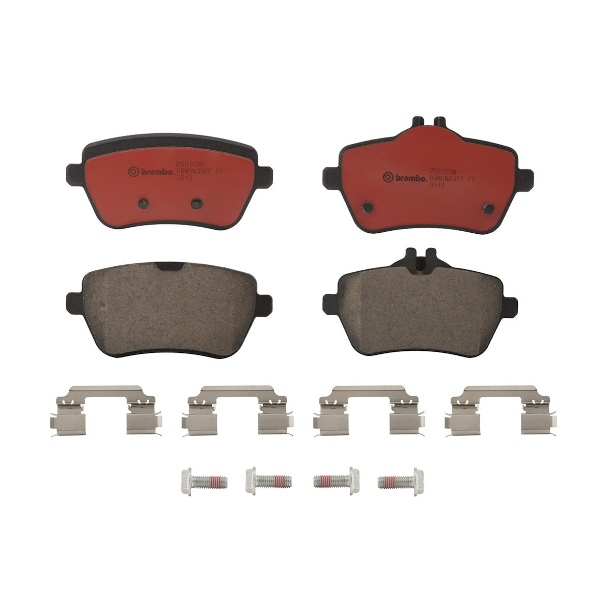 Brembo Brake Pad, FMSI Number D1689-8916, Ceramic, Set Of 4 - P50103N