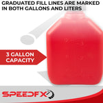 SpeedFX Liquid Storage Container, Red, 3 gal Capacity - 8730