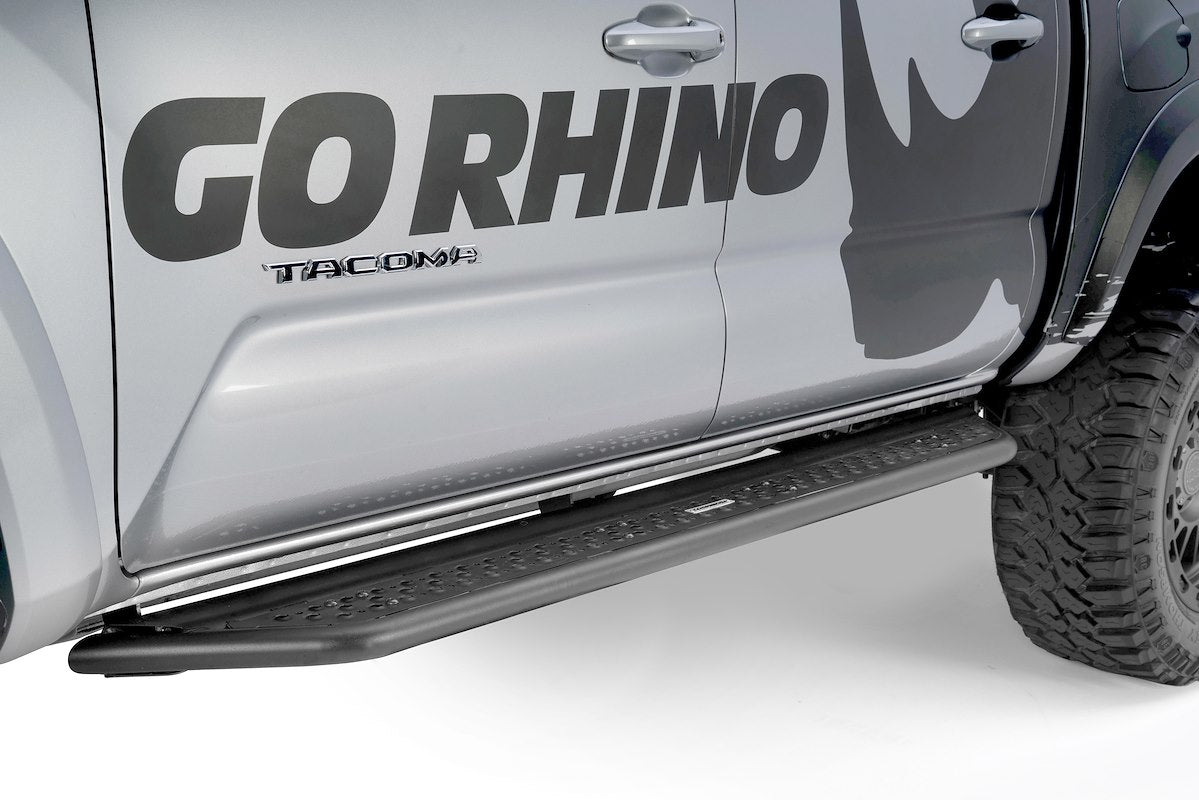 Go Rhino Running Board, Dominator Xtreme D6, Black, Textured Powder Coated - D64432T