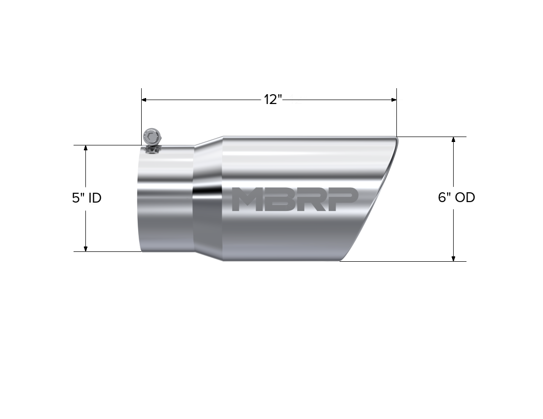 MBRP Exhaust Exhaust Tail Pipe Tip T5075 product image 2