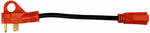 Valterra Power Cord Adapter, 30 amp Male To 15 amp Female, 30 amp, 12 in Dog Bone - A10-3015
