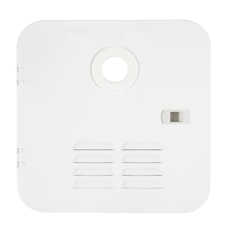Lippert Water Heater Access Door, Replacement For Atwood/Dometic 6 gal Water Heater, Polar White - 2022107537
