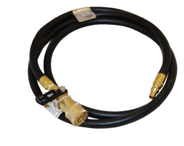 Marshall Excelsior Propane Hose, 1/4 in Inside Diameter Propane Feed Hose, 72 in Length - MER14TCQDMP-72P