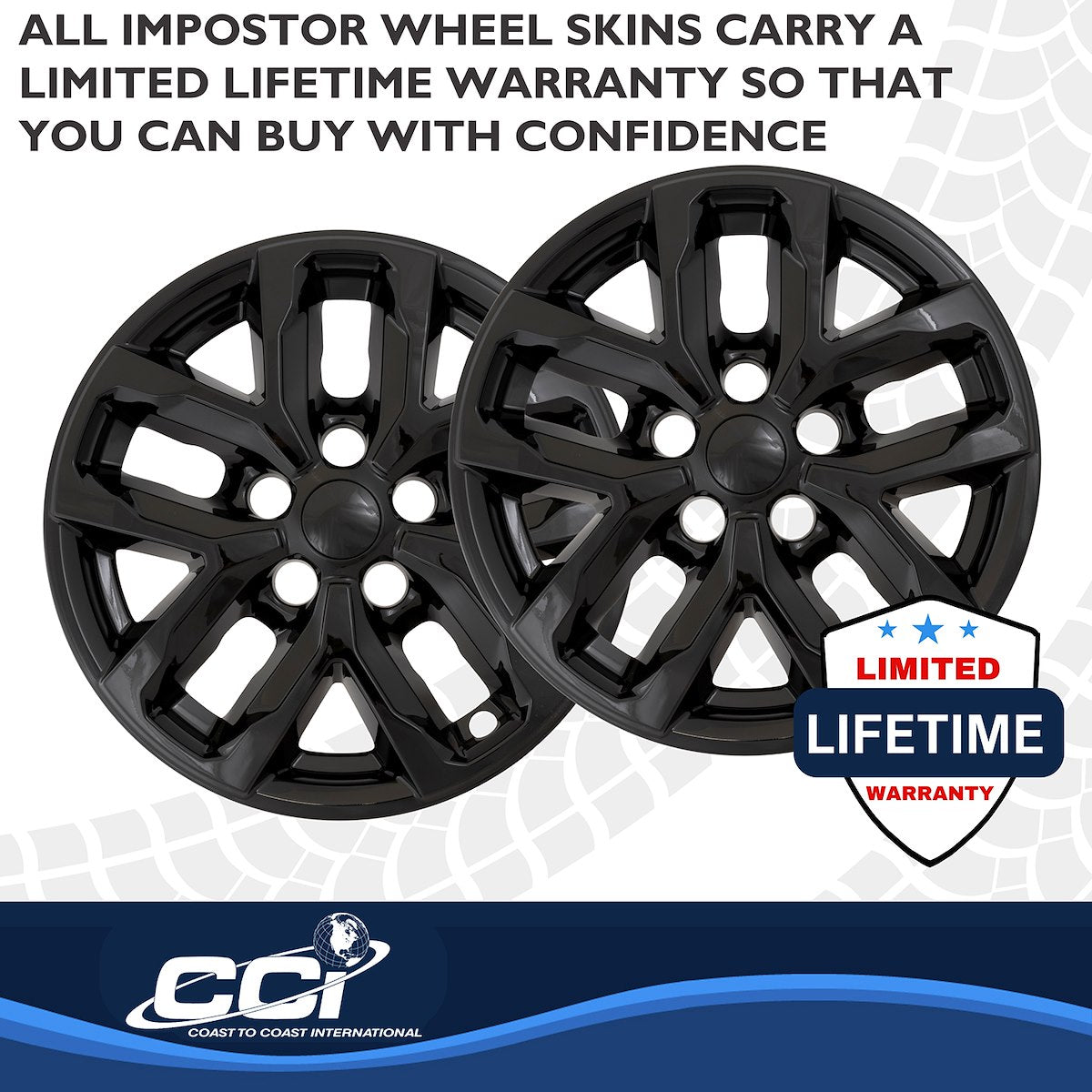 Coast2Coast Wheel Skins & Styled Wheel Covers IMP508BLK product image 4