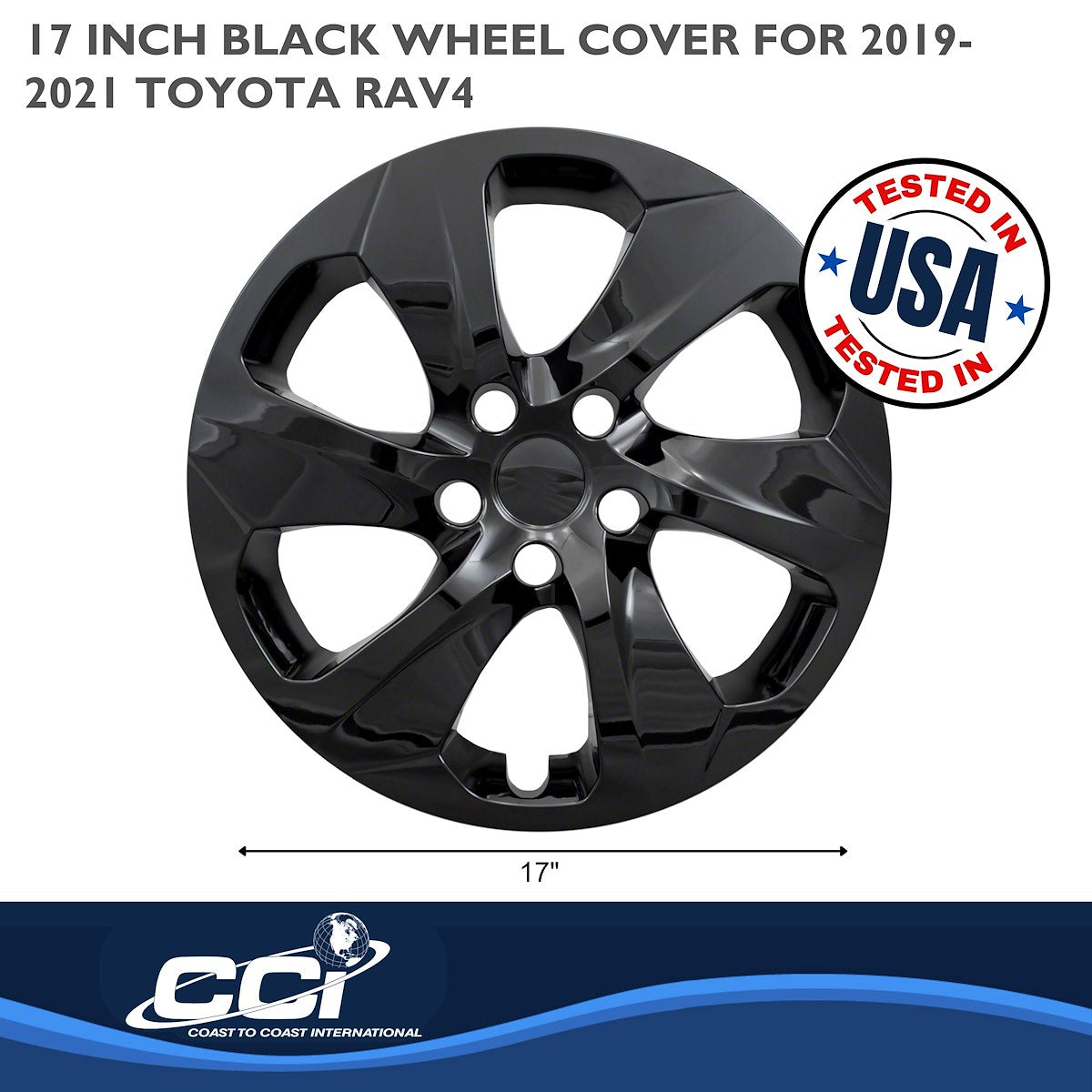 Coast2Coast Universal Wheel Covers IWC53917BLK product image 3