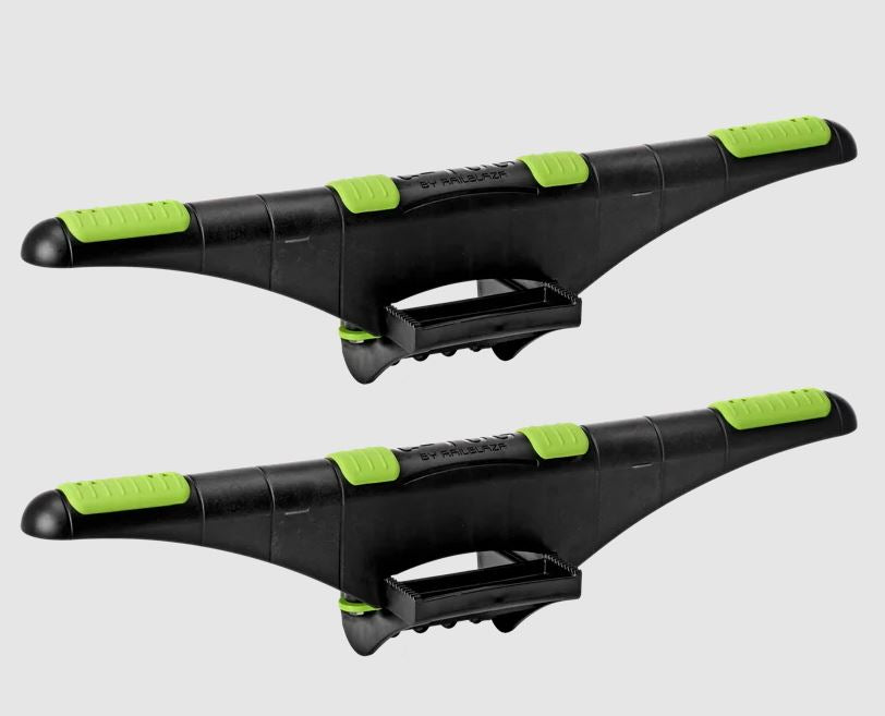 Railblaza Kayak/Canoe Carrying Cart Hull Rail, 20 in Length, Black, Set Of 2 - 50-0012-71