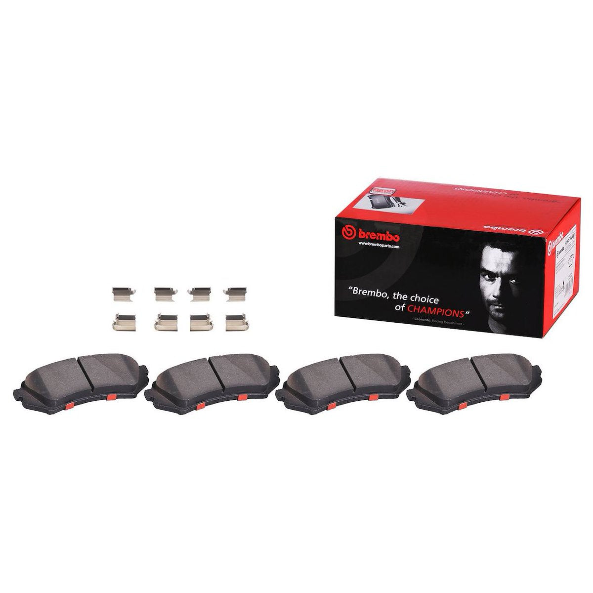 Brembo Brake Pad, FMSI Number D771-7638, Ceramic, Set Of 4 - P83045N