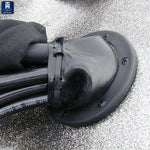 T-H Marine Outboard Motor Control Cable Boot, 3 in Inner Diameter x 4.12 in Outer Diameter, Black - CB-1-DP