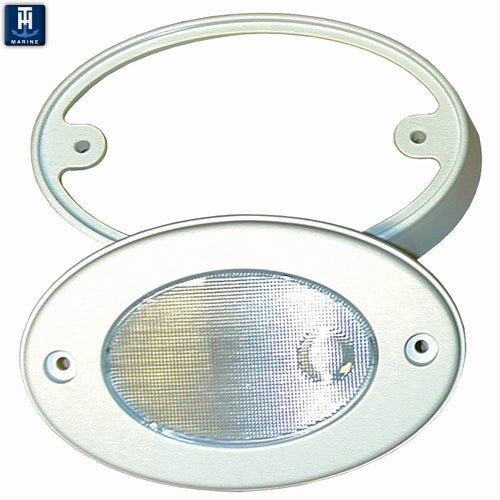 T-H Marine Boat Deck Light, 5 Watt, 12 V, White Incandescent - OCL-2K-DP