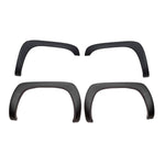TrailFX Fender Flare, 1 in Front/1 in Rear Tire Coverage, Black Smooth Paintable Finish, Injected Polypropylene, Set Of 4 - TFC3000OE