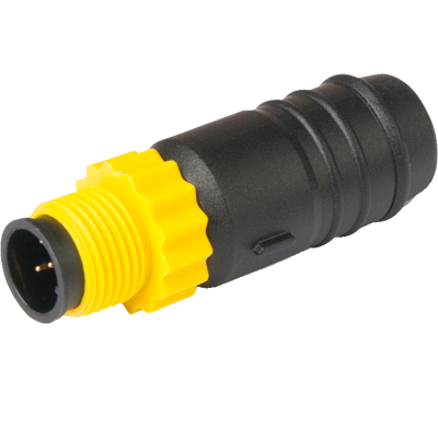 Ancor Marine Network Cable Terminator, Used To Properly Terminate NMEA 2000 Network, Black/Yellow - 270106