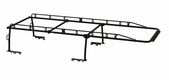 Holman Ladder Rack, 1700 lb Capacity, 24 in Height, Black - 2FSS8E