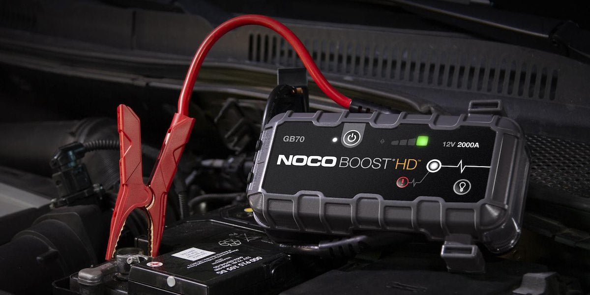 NOCO Battery Jump Starter, 56 Watt Hours Capacity Lithium-Ion Battery, 2000 Peak amp, Up To 40 Jump Starts Per Charge - GB70