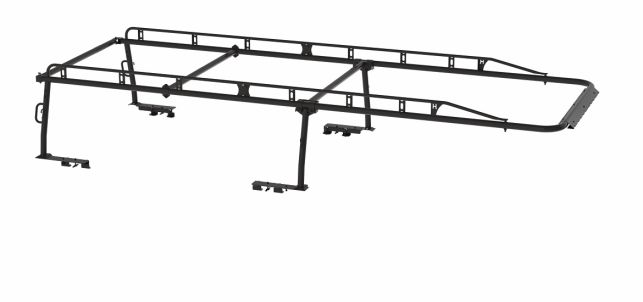 Holman Ladder Rack, 1700 lb Capacity, 22 in Height, Black - 2SSS8E