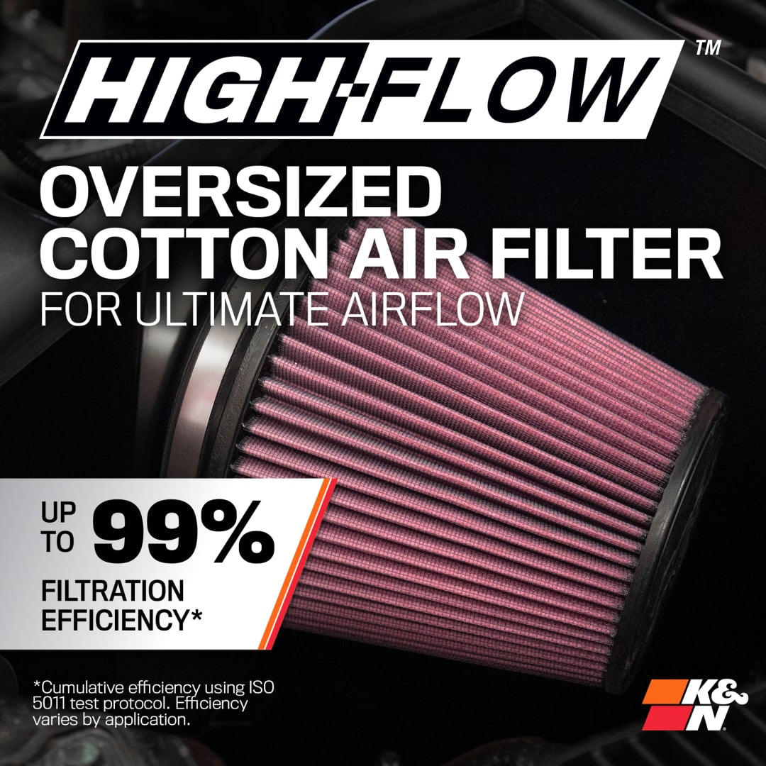 K&N Air Cleaner Assemblies and Air Intake Kits 63-1566 product image 4