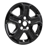 Coast2Coast Wheel Skin, 17 in, 5 Spokes, Gloss Black, Set Of 4 - IWCIMP420BLK