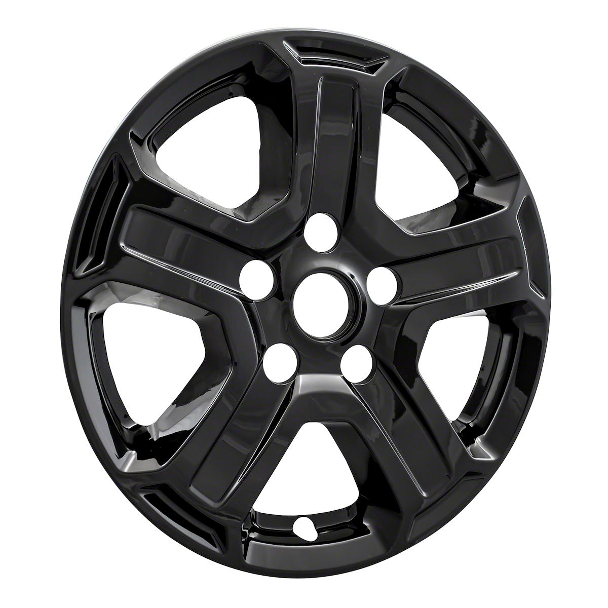 Coast2Coast Wheel Skin, 17 in, 5 Spokes, Gloss Black, Set Of 4 - IWCIMP420BLK