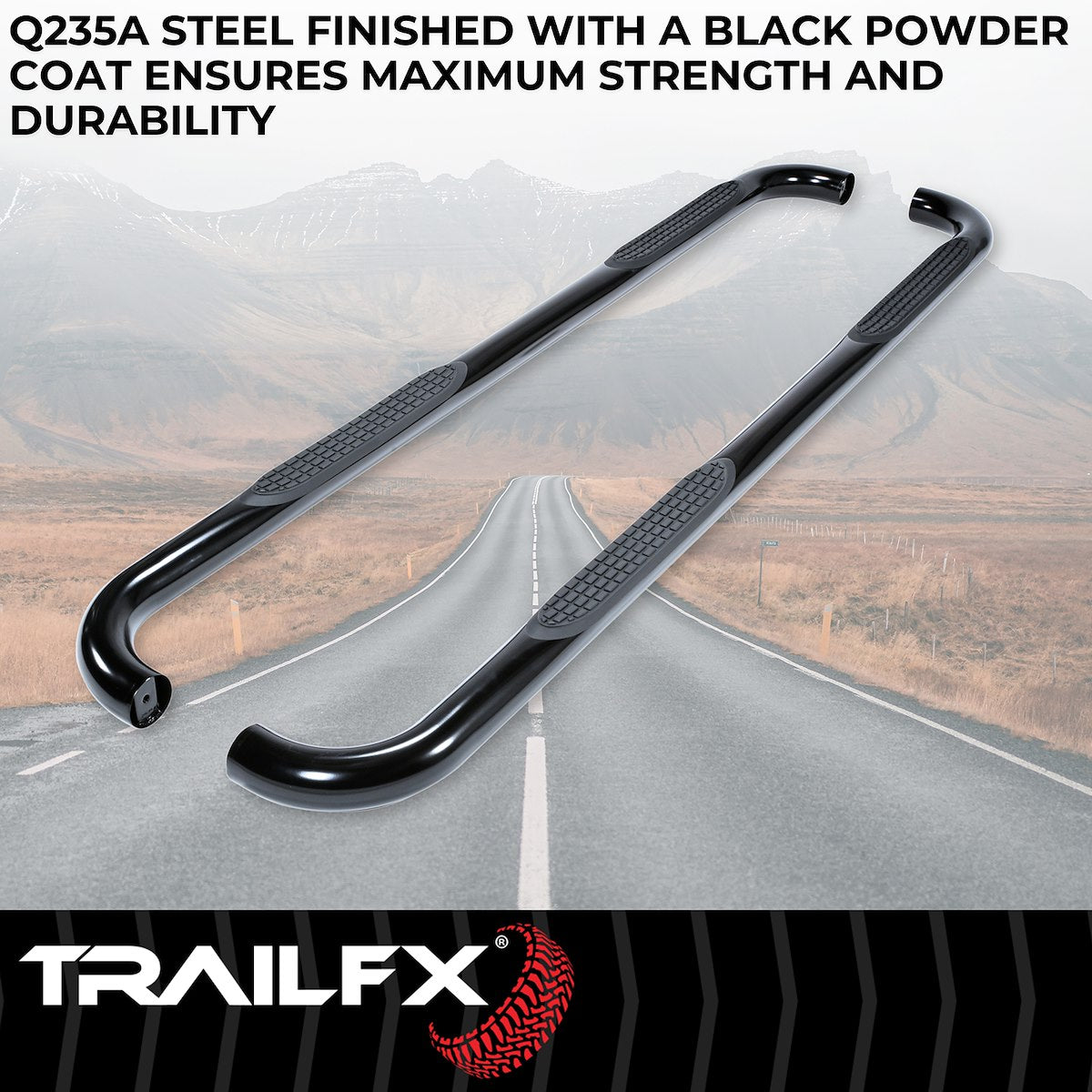 TrailFX Running Boards & Nerf Bars A0053B product image 2