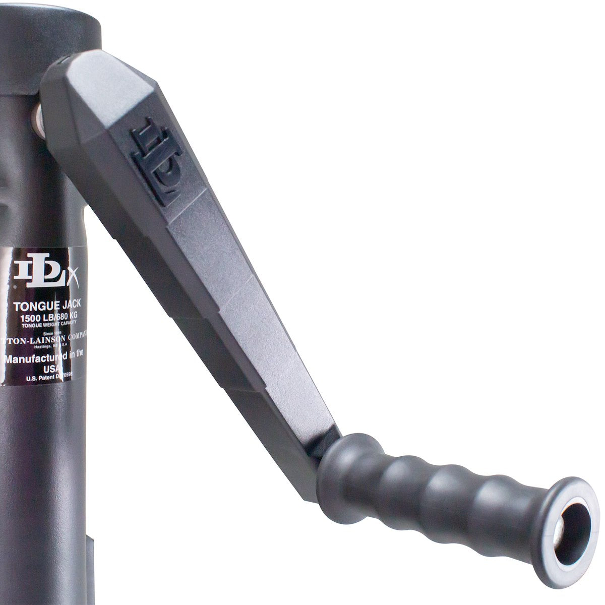 Dutton Lainson Corp Trailer Tongue Jack, 1500 lb Lift Capacity, 12 in Travel, 28-1/2 in Height - 22335