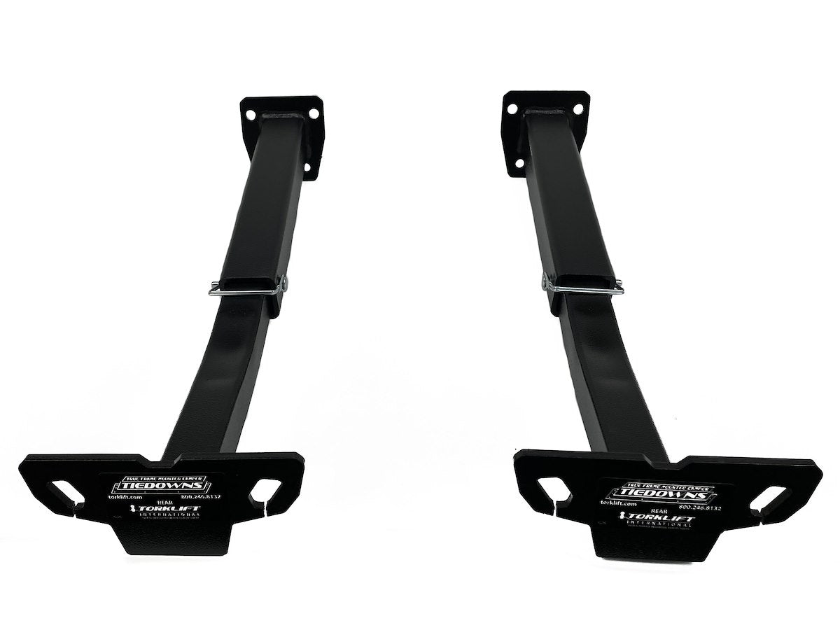 Torklift Camper Tie Down, No Drilling Required, Black, Forged Steel, Set Of 2 - R3500