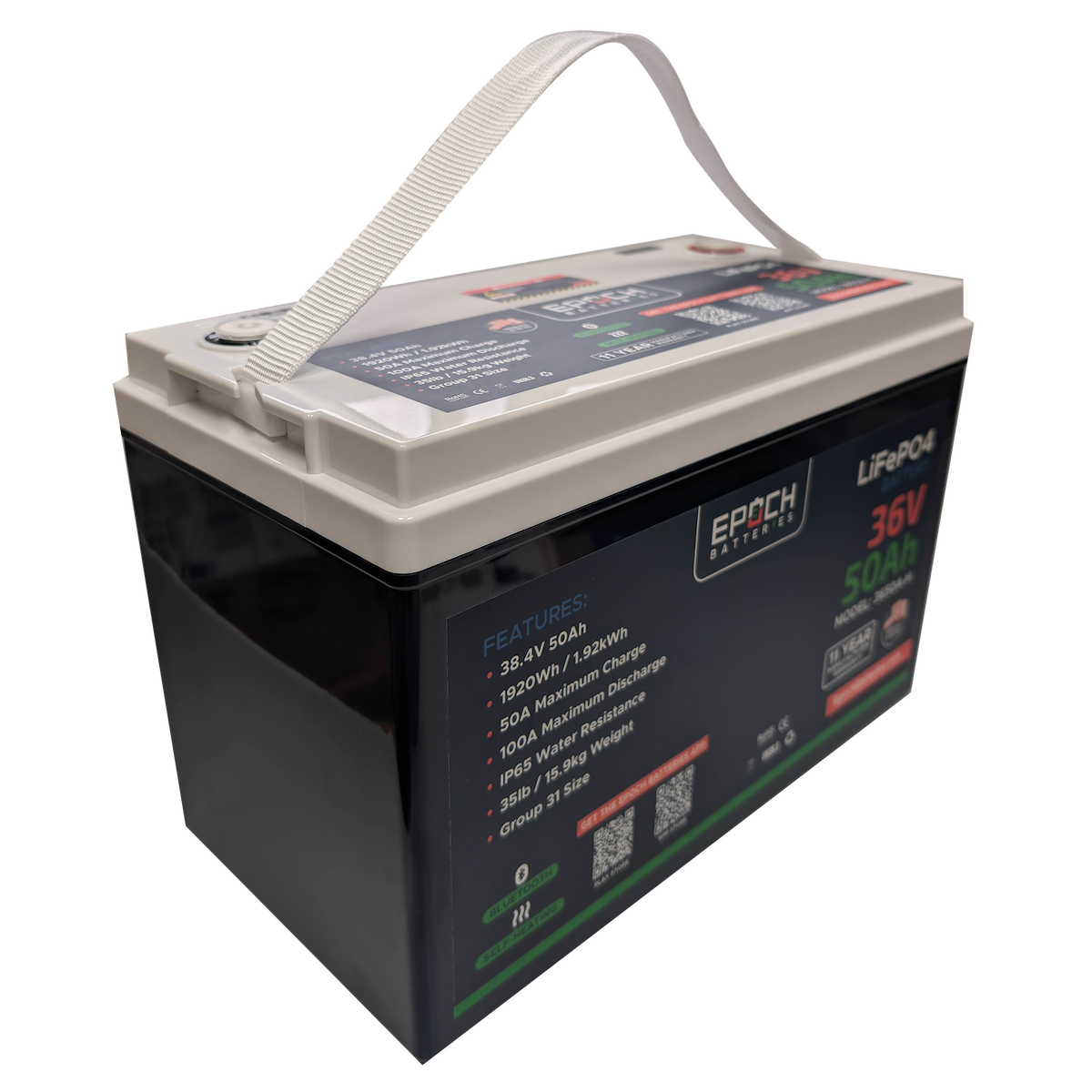 Epoch Battery, Essential Series, Group 31, 36 V - 3650A-H