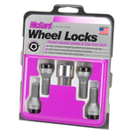 McGard Wheel Access Wheel Lock, 14 Millimeter X 1.25 Thread Size, Conical Seat/1.08 in Shank Length, 1.99 in Overall Length, Pack of 4 - 27326