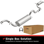 BRE Exhaust Exhaust System Kit, Direct-Fit Exhaust Series Cat-Back System, Aluminized Steel, 2-1/4 in Pipe Diameter - 106-0024