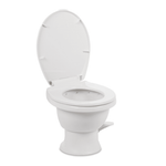Dometic Toilet, 411 Series, Round Seat With 13-1/2 in Seat Height, White Ceramic - 9610008263