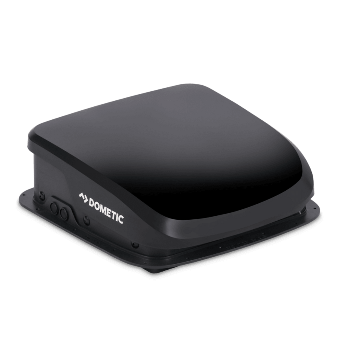 Dometic Roof Vent, For 14 in x 14 in, With 5-Speed/Reversable Fan, Black Dome/Black DryDock Mounting Base/White Interior - 9630002550
