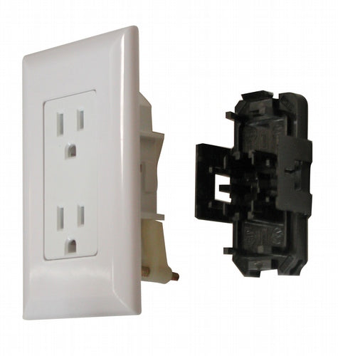 Valterra Receptacle, 15 amp/120 V AC Power, White - DG15TVP