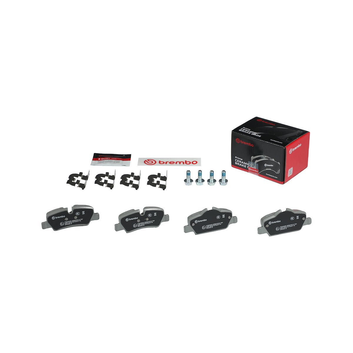 Brembo Brake Pad, FMSI Number D1800-9032, Ceramic, Set Of 4 - P06090N