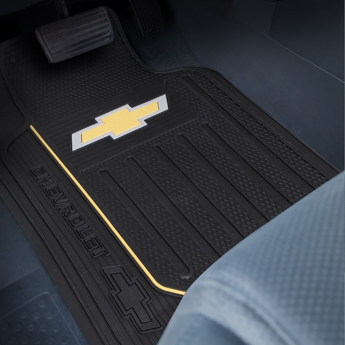 Plasticolor Floor Mat, Elite Series, Black, 2 Piece - 001620R03