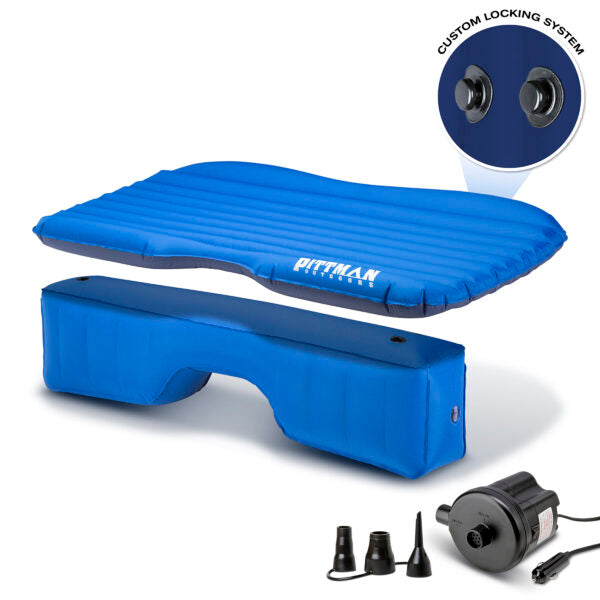 AirBedz by Pittman Outdoors Rear Seat Air Mattress, Blue - PPI-BLU_TRKMAT
