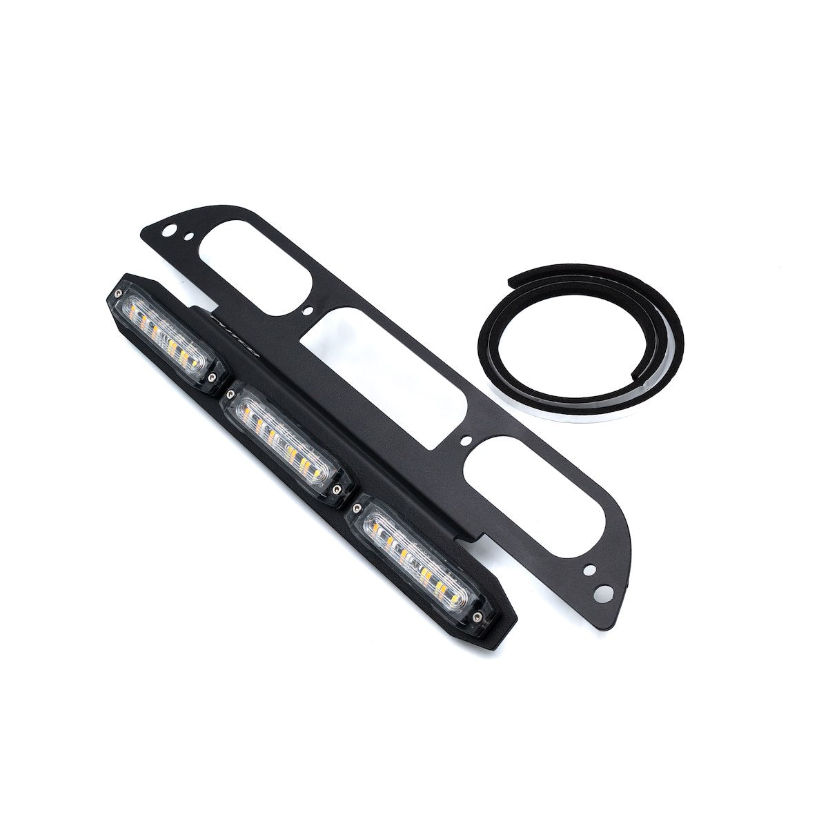 Putco Strobe Light Kit, Three High-Intensity TIR LED Strobe Modules, Black Rectangular Housing, LED Bulb - 955001