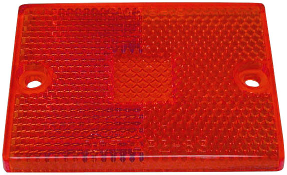 Peterson Manufacturing Turn Signal-Parking-Side Marker Light Lens, Replacement Lens Fits Peterson Light Series 754A/B/R And 755A/B/R, Red - 55-15R