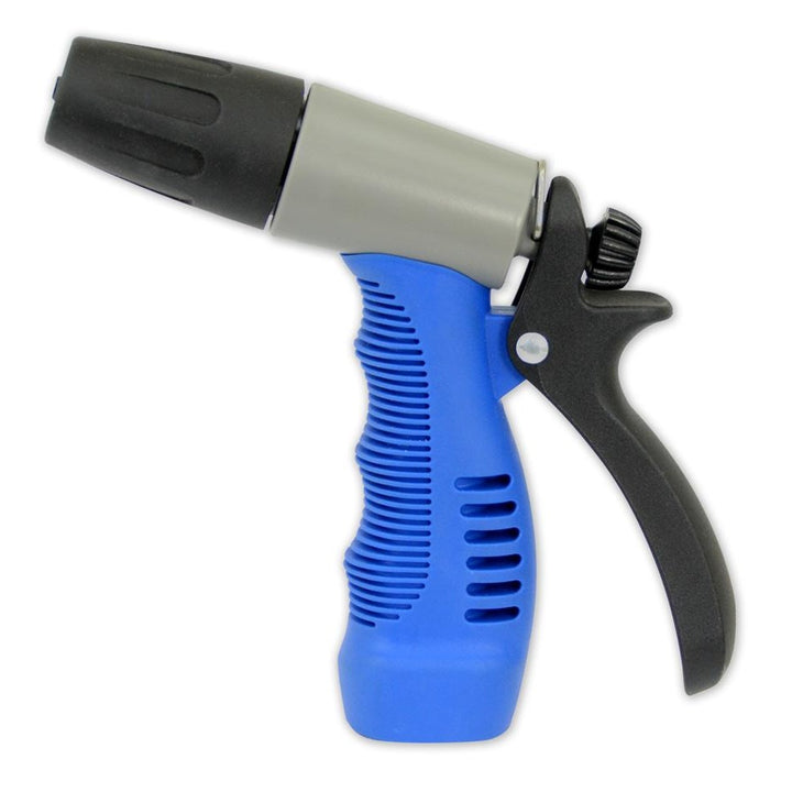 HOSECOIL Boat Washdown Hose Nozzle, 3/4 in Garden Hose Thread Connection, Blue/Gray/Black - WN510